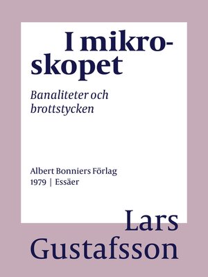 cover image of I mikroskopet